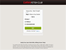 Tablet Screenshot of latexfetishclub.com